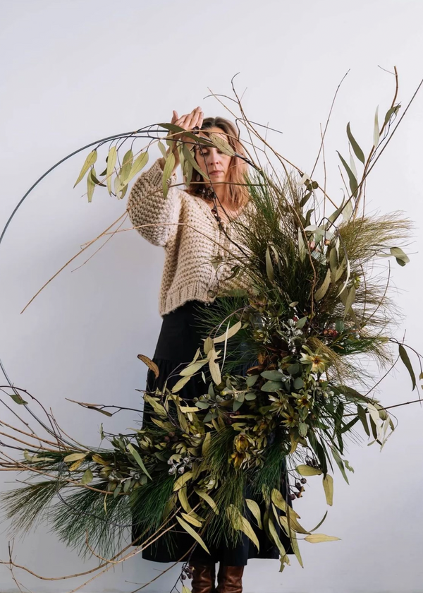 Australian Native Christmas Wreath Workshop – Sydney Festive Floristry Class with Blume Flower School