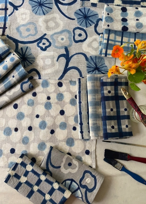 Handpainting with Indigo Workshop with Cath Derksema from The Happenstore