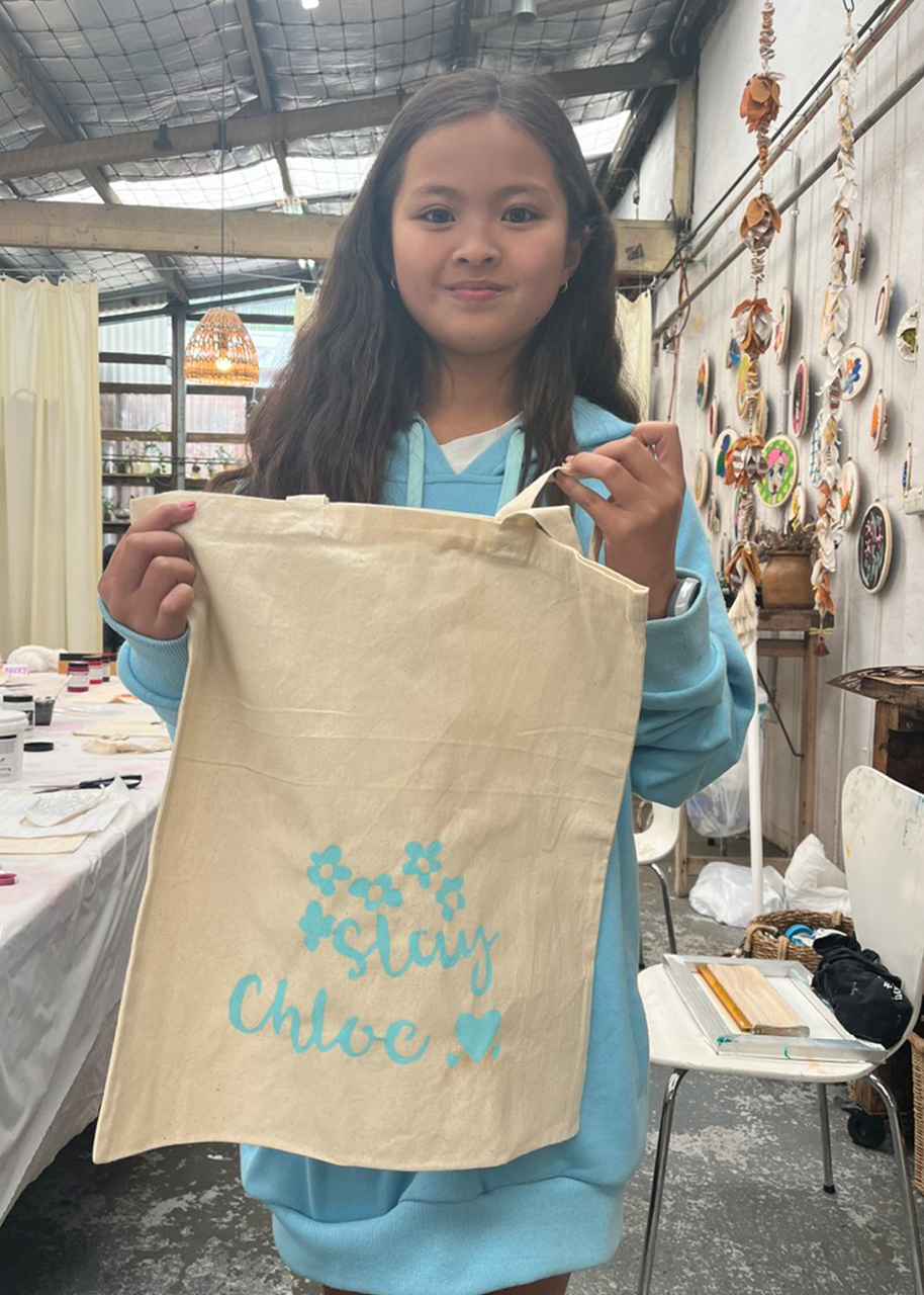 Kids Screen Printing Workshop: Create Your Own Tote Bag and T-Shirt!