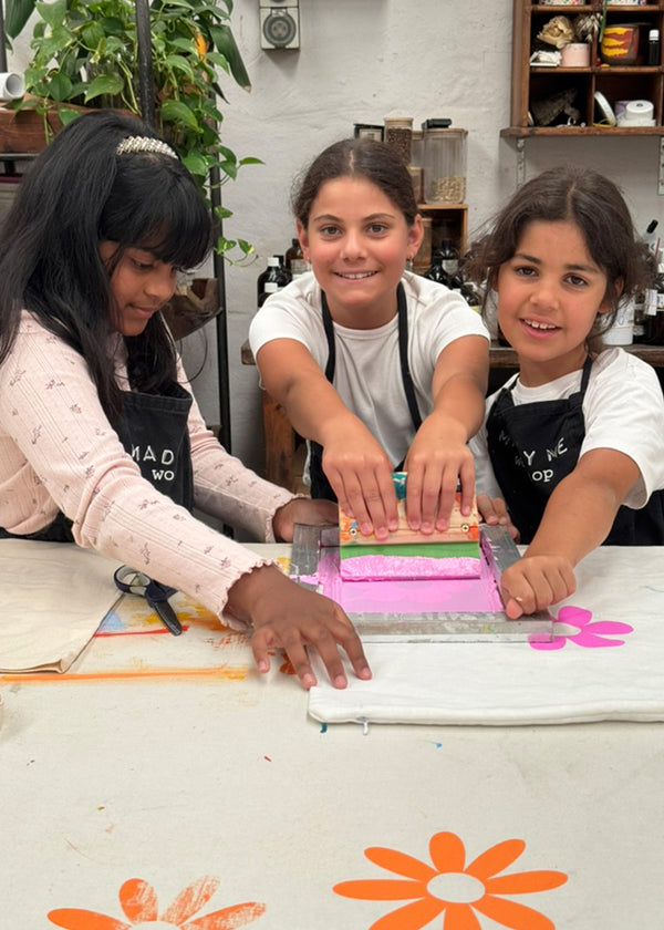 Kids Screen Printing Workshop (Ages 8–12)