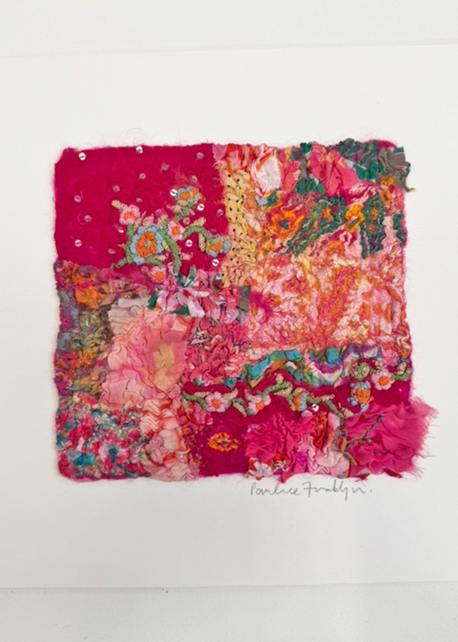 Nuno Felt Collage Workshop with Pauline Franklyn in Sydney